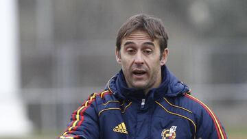 16/03/11 PARTIDO AMISTOSO  SELECCION ESPAÑOLA ESPAÑA SUB20 - ATLETICO DE MADRID B FILIAL  LOPETEGUI