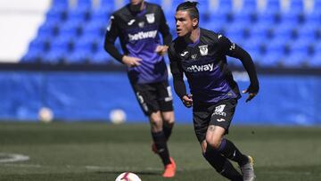 Jonathan Silva, en el amistoso Legan&eacute;s-Rayo Majadahonda disputado en Butarque.