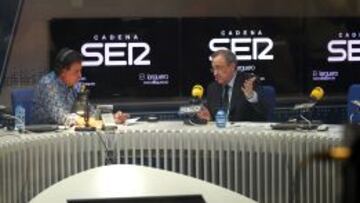 Florentino Pérez, con De la Morena.