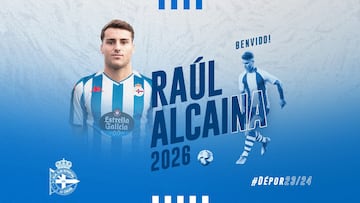 Oficial: Raúl Alcaina es el nuevo delantero del Deportivo
