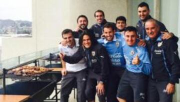 Uruguay organizó un asado para pensar en los cuartos ante Chile