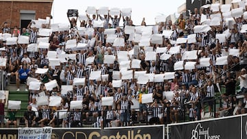 La afición del Castellón apoyará a su equipo.