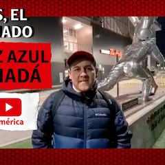 ¡Están en todos lados! Carlos Pérez, el aficionado de Cruz Azul que los visitó en Canadá