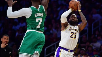 Although the Los Angeles Lakers were beaten on Sunday, LeBron James continued to make NBA history.