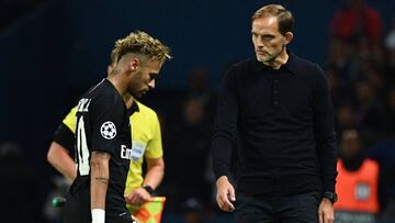 Tuchel confirma que sabía que Neymar se quería ir del PSG.