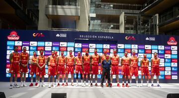 La selección española de baloncesto con Sergio Scariolo.