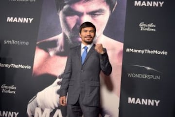 Manny Pacquiao presentó su película "Manny" en Los Ángeles. La belleza y el glamour se tomaron aquel momento.