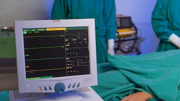 surgeons in operative room above dead patient,studio short