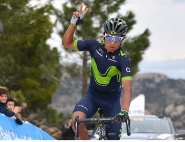 Vuelta a la Comunidad Valenciana - 4 de febrero de 2017. La primera victoria de Nairo en este año. El colombiano se llevó el triunfo en etapa 4 y se quedó con el título.