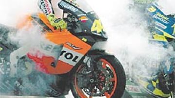 <b>LOS LÍDERES DE MOTOGP.</b> Valentino Rossi y Sete Gibernau, los dos protagonistas del Mundial de MotoGP, tienen muchas opciones al galardón.