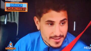 La cara de Giménez cuando un niño le dice que tienen que hacer el pasillo al Madrid