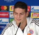 El gesto de James al jefe de prensa del Bayern tras responder 5 preguntas seguidas
