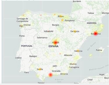 Caída del servicio de Movistar en España: problemas en la plataforma