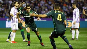 El Betis derrota al Valladolid con lo mínimo