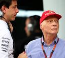 Lauda, arrepentido por dejar que Bottas quitase puntos a Hamilton