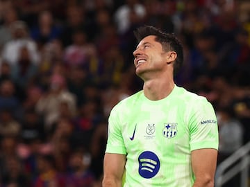 Solo Lewandowsk ha marcado ms goles en 2024 que Chupete.