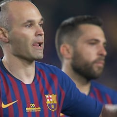 Increíble: así sonó el Camp Nou cuando Iniesta salió de la cancha