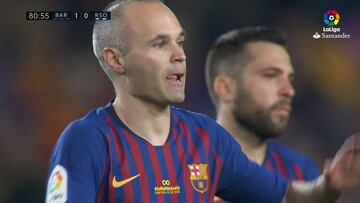 Sencillamente impresionante: así sonó el Camp Nou cuando se marchó Iniesta