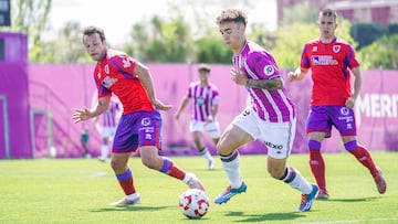 El Real Valladolid Promesas perdió ante el Numancia, pero se salva gracias a otros resultados.