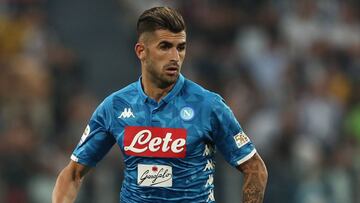 Elseid Hysaj con el Nápoles.
