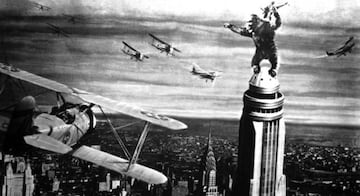 La primera cinta de King Kong se estrenó en 1933.