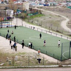 Un pedazo de la UEFA en la Cañada Real