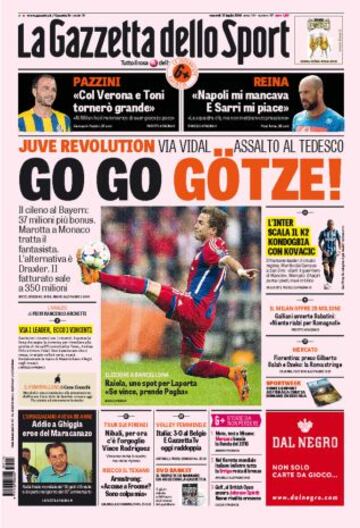 Portadas de la prensa deportiva