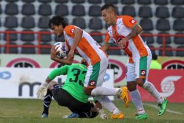 Fecha 4 vs Huachipato. De visita en el CAP los mineros sufrieron su primera caída del torneo. 2-1 ganó el local.