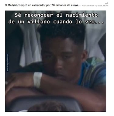 El techo del Bernabéu, protagonista de los memes de Primera