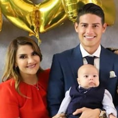 James Rodríguez presume su faceta de padre