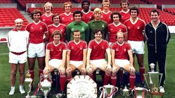 El Nottingham con todos sus títulos.