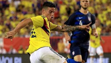 James Rodríguez, jugador de la Selección Colombia