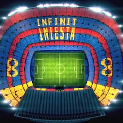 Iniesta: Camp Nou to create a farewell mosaic for Barça legend