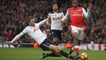 Iwobi, en el partido ante el Tottenham