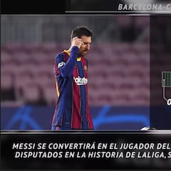 5 curiosidades: Messi será el jugador con más partidos en la historia de LaLiga