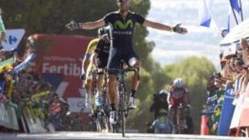 Alejandro Valverde, en la pasada Vuelta a Espa&ntilde;a. 