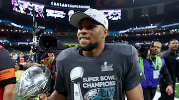 Saquon Barkley has been instrumental in his first season with the Philadelphia Eagles and dominated in rushing and scrimmage yards in the NFL