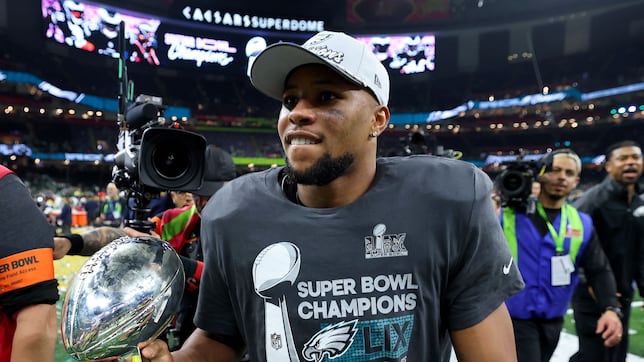 Saquon Barkley breaks all-time NFL record despite quiet Super Bowl