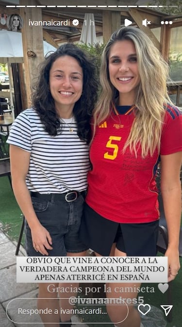 Ivana Andrs e Ivana Icardi, juntas tras el error del Gobierno con su medalla