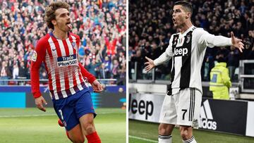 Griezmann y Cristiano.