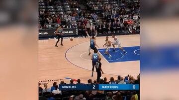 Tienen atemorizada a toda la NBA y no es para menos: la dupla Doncic-Porzingis en acción