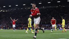 Cristiano Ronaldo appeared in time added on to score the winner for Manchester United over Villarreal at Old Trafford in the Champions League.
