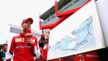 Sebastian Vettel reconoce que Austria es un gran premio con claro color Mercedes.