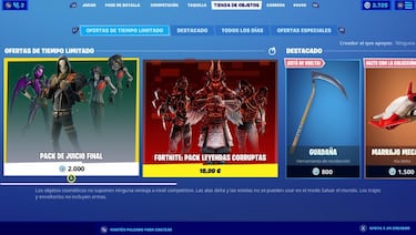 Fortnite: Pack Juicio Final ya disponible; precio y contenidos