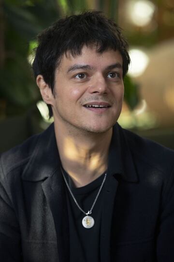 Jamie Cullum, en un momento de la entrevista.