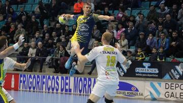 Alen Muratovic en acción ofensiva.