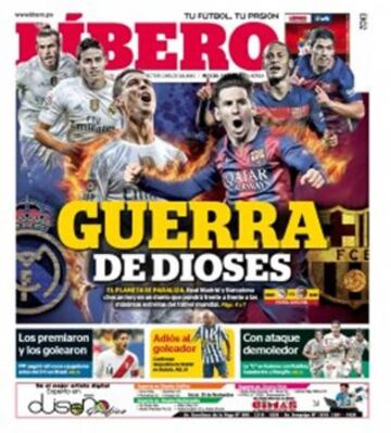 Portadas de la prensa mundial