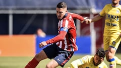 1x1 del Atlético: Oblak salva, Suárez define y Lemar juega