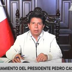 Pedro Castillo, destituido y detenido luego de cerrar el Congreso