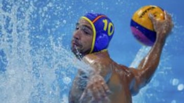 NUEVOS AIRES. Felipe Perrone, durante un partido con España.